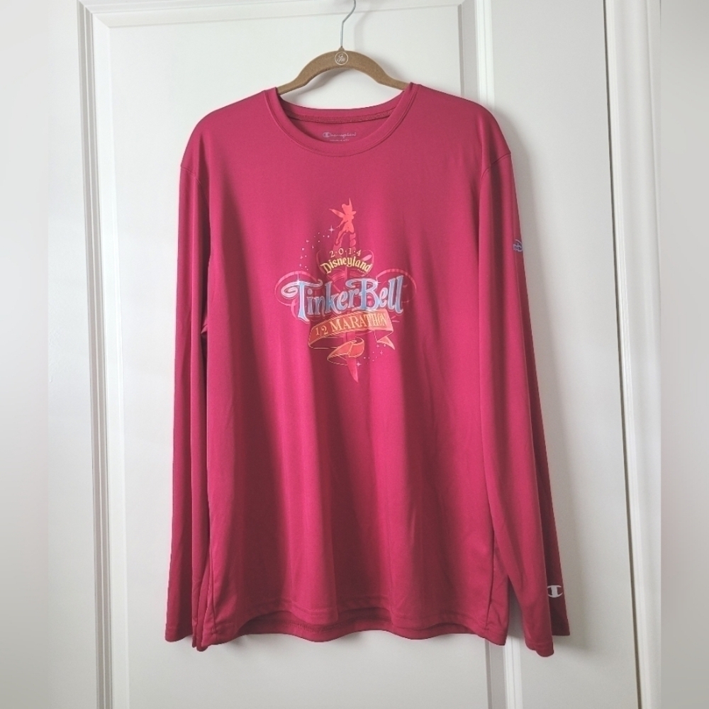 NWOT RunDisney Disneyland Tinkerbell  Half Marathon Large Long Sleeve Top